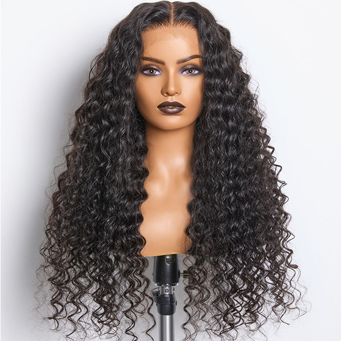 BraidsQueen 180% Density HD 13x6 Full Frontal Lace Wig Deep Wave