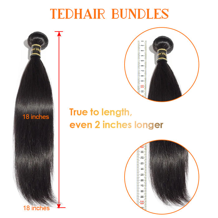 BraidsQueen 10-30 Inch Deep Wavy Virgin Brazilian Hair #1B Natural Black
