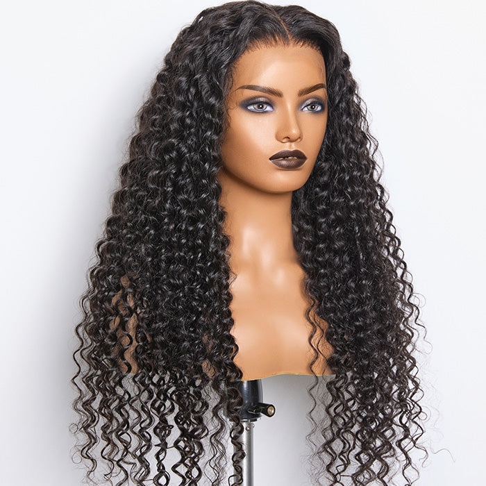 BraidsQueen 180% Density HD 13x4 Full Frontal Lace Wig Deep Wave
