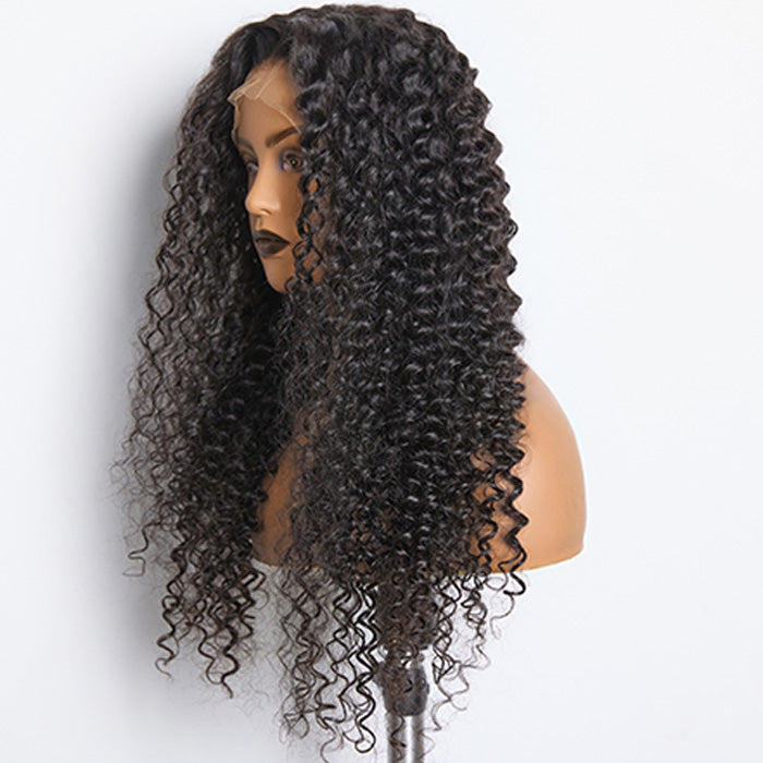 BraidsQueen 180% Density HD 13x4 Full Frontal Lace Wig Deep Curly