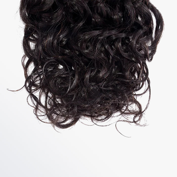 BraidsQueen 10-30 Inch Water Wave Virgin Brazilian Hair #1B Natural Black