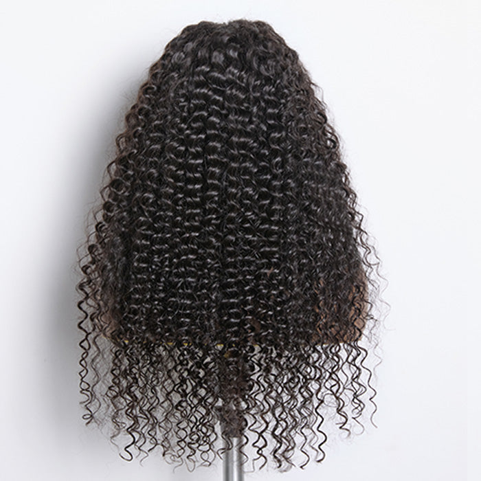 BraidsQueen 180% Density HD 13x4 Full Frontal Lace Wig Deep Curly