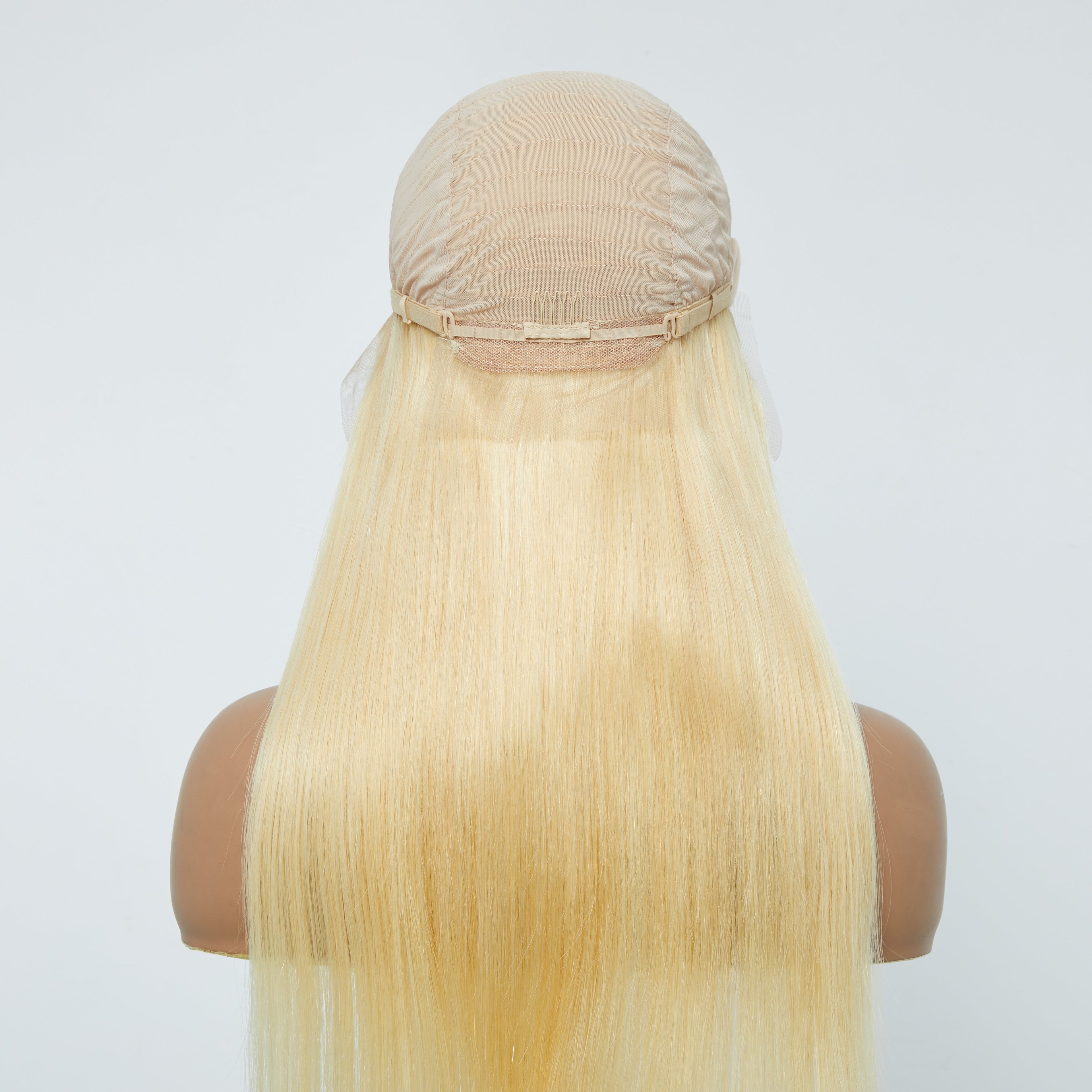 BraidsQueen 16-30 Inch Pre-Plucked 13"x4" #613 Straight Lace Frontal Wig 150% Density