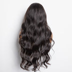 BraidsQueen 13x6 Glueless 3D Cap Pre-bleached Body Wave Transparent Lace Front Wig 150% Density