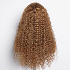 BraidsQueen 22-24 Inch Pre-Plucked 13"x4" Lace Front Water Wavy Wig Free Part 150% Density-100% Human Hair