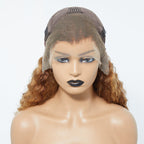 BraidsQueen 22-24 Inch Pre-Plucked 13"x4" Lace Front Water Wavy Wig Free Part 150% Density-100% Human Hair