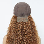 BraidsQueen 22-24 Inch Pre-Plucked 13"x4" Lace Front Water Wavy Wig Free Part 150% Density-100% Human Hair