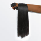 BraidsQueen 18-30 Inches Raw Vietnam Hair Bundles Straight #1B Natural Black