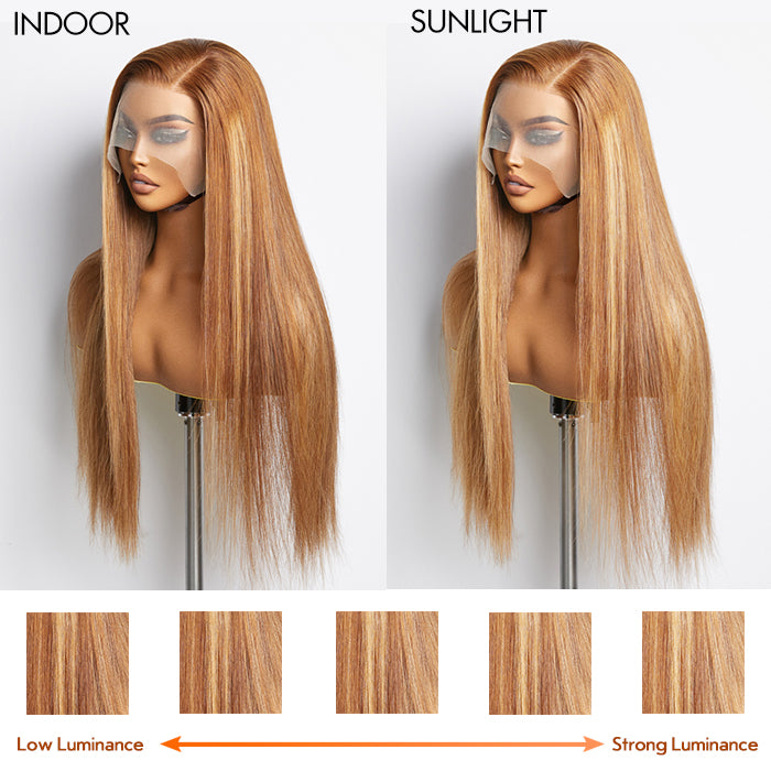 BraidsQueen 18-24 Inch Pre-Plucked 13"x4" Lace Front Straight Wig Free Part 150% Density-100% Human Hair