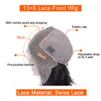 BraidsQueen 13x6 Glueless 3D Cap Pre-bleached Deep Curly Transparent Lace Front Wig 150% Density