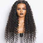 BraidsQueen 180% Density HD 13x4 Full Frontal Lace Wig Deep Wave