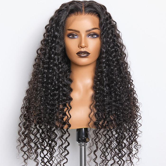 BraidsQueen 180% Density HD 13x4 Full Frontal Lace Wig Deep Wave