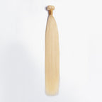 BraidsQueen 12-30 Inch 12A #613 Lightest Blonde Straight Colored Remy Hair