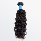 BraidsQueen 10-30 Inch Water Wave Virgin Brazilian Hair #1B Natural Black