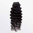 BraidsQueen 18-30 Inches Raw Vietnam Hair Bundles Deep Wavy #1B Natural Black