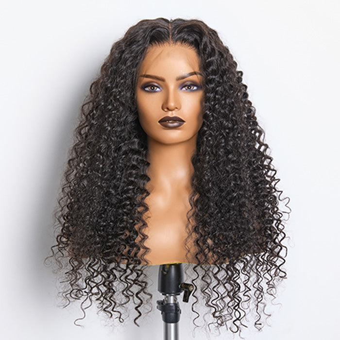 BraidsQueen 180% Density HD 13x4 Full Frontal Lace Wig Deep Curly
