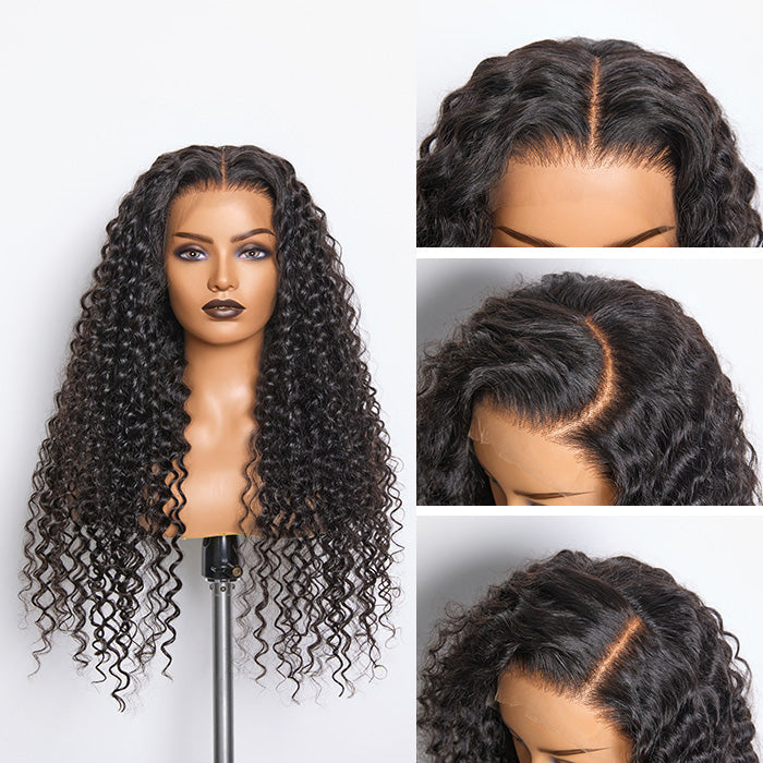 BraidsQueen 180% Density HD 13x4 Full Frontal Lace Wig Deep Wave