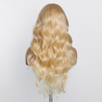 BraidsQueen 16-30 Inch Pre-Plucked 13"x4" #613 Body Wavy Lace Frontal Wigs 150% Density-100% Human Hair