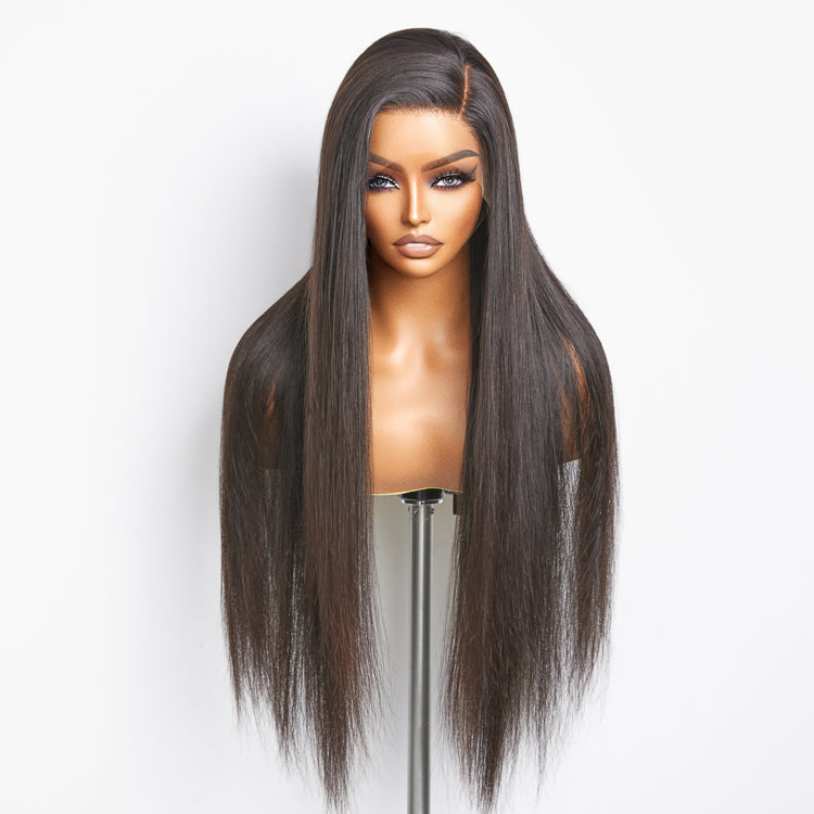 BraidsQueen 13x4 HD Glueless Lace Wig Straight 180% Density