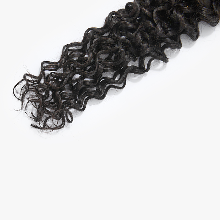 BraidsQueen 18-26 Inches Raw Vietnam Hair Bundles Burmese Curly #1B Natural Black