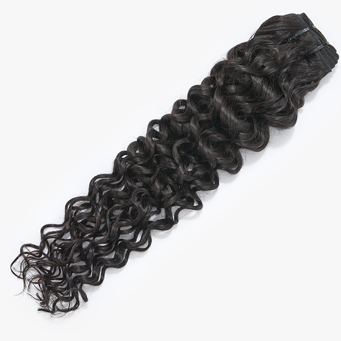 BraidsQueen 18-26 Inches Raw Vietnam Hair Bundles Burmese Curly #1B Natural Black