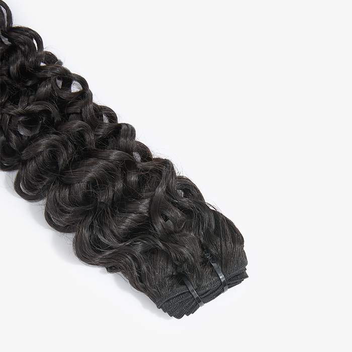 BraidsQueen 18-26 Inches Raw Vietnam Hair Bundles Burmese Curly #1B Natural Black
