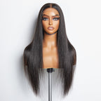 BraidsQueen 5x5 HD Glueless Lace Closure Wig Straight 180% Density