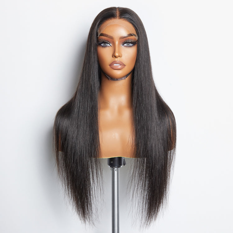 BraidsQueen 5x5 HD Glueless Lace Closure Wig Straight 180% Density