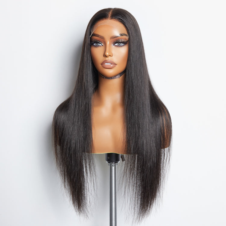BraidsQueen 5x5 HD Glueless Lace Closure Wig Straight 180% Density