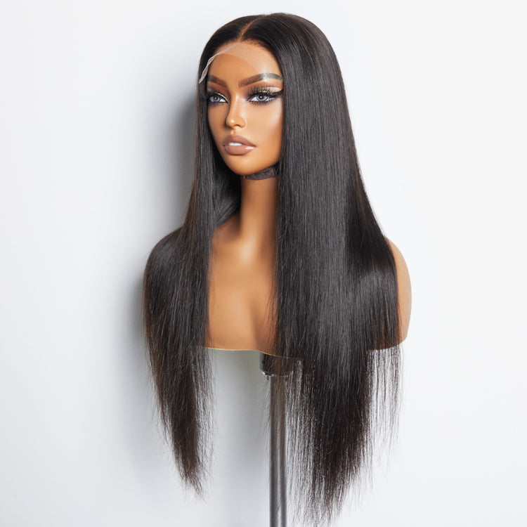 BraidsQueen 5x5 HD Glueless Lace Closure Wig Straight 180% Density