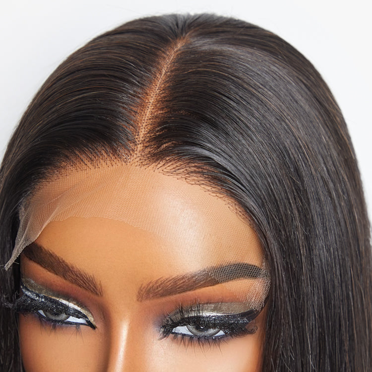 BraidsQueen 5x5 HD Glueless Lace Closure Wig Straight 180% Density