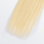BraidsQueen 12-30 Inch 12A #613 Lightest Blonde Straight Colored Remy Hair