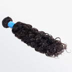 BraidsQueen 10-30 Inch Water Wave Virgin Brazilian Hair #1B Natural Black