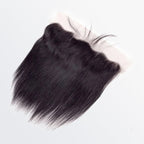 BraidsQueen 14-20 Inch 13" x 4" HD Straight Free Parted Frontal #1B Natural Black