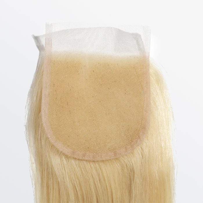 BraidsQueen 12-20 Inch 4" x 4" Straight Free Parted 12A #613 Lace Closure