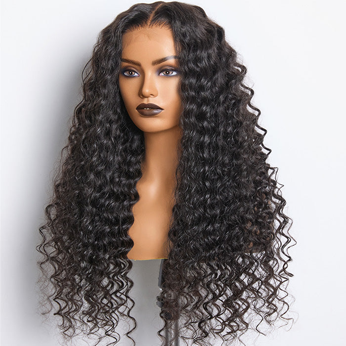 BraidsQueen 180% Density HD 13x6 Full Frontal Lace Wig Deep Wave