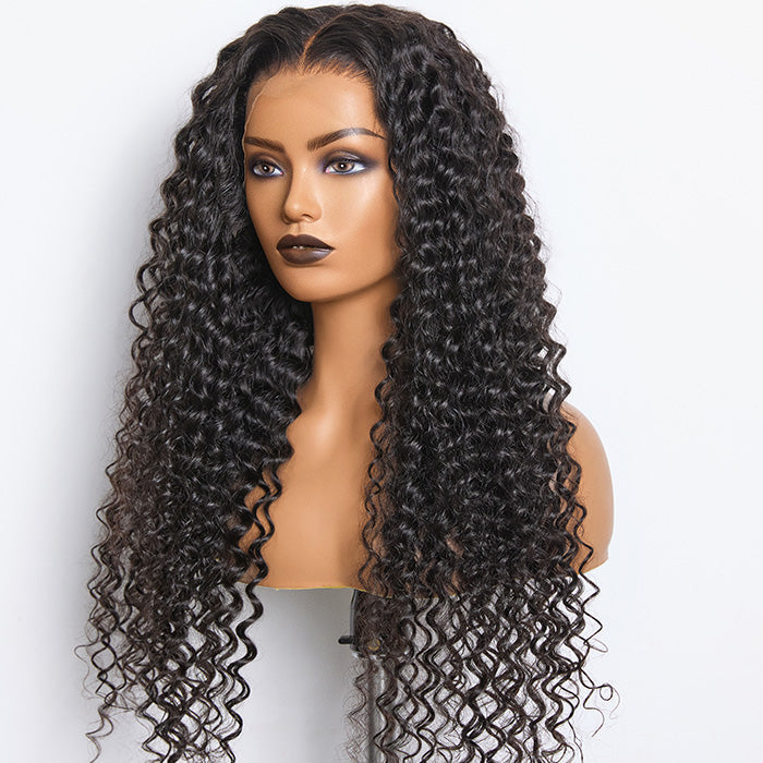 BraidsQueen 180% Density HD 13x4 Full Frontal Lace Wig Deep Wave
