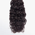 BraidsQueen 10-30 Inch Water Wave Virgin Brazilian Hair #1B Natural Black
