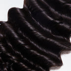 BraidsQueen 18-30 Inches Raw Vietnam Hair Bundles Deep Wavy #1B Natural Black