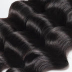 BraidsQueen 12-26 Inch Loose Deep Virgin Brazilian Hair #1B Natural Black