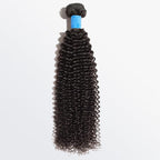 BraidsQueen 10-30 Inch Kinky Curly Virgin Brazilian Hair #1B Natural Black