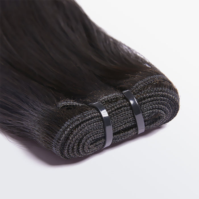 BraidsQueen 18-30 Inches Raw Vietnam Hair Bundles Straight #1B Natural Black