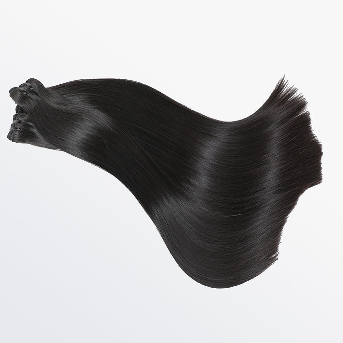 BraidsQueen 18-30 Inches Raw Vietnam Hair Bundles Straight #1B Natural Black