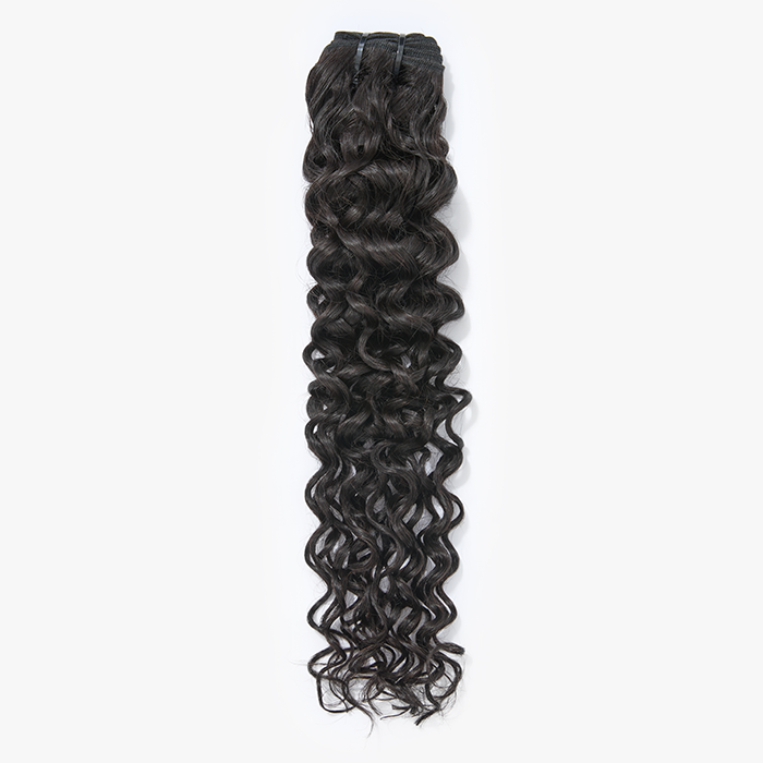 BraidsQueen 18-26 Inches Raw Vietnam Hair Bundles Burmese Curly #1B Natural Black