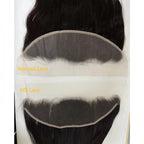 BraidsQueen 14-20 Inch 13" x 4" HD Body Wavy Free Parted Frontal #1B Natural Black